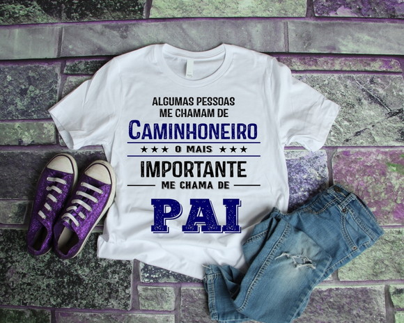 Camiseta Dia dos Pais Caminhoneiro