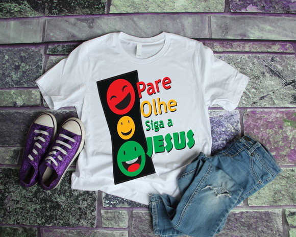 Camiseta Religiosa Siga Jesus