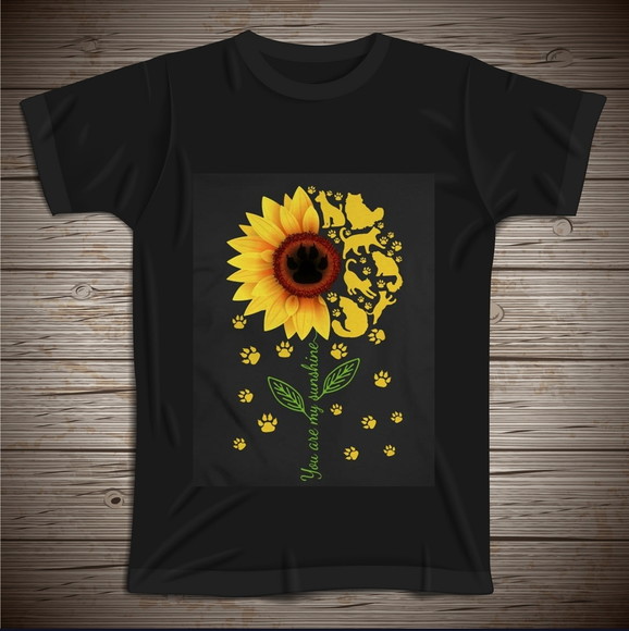 Camiseta Girassol de Gatos