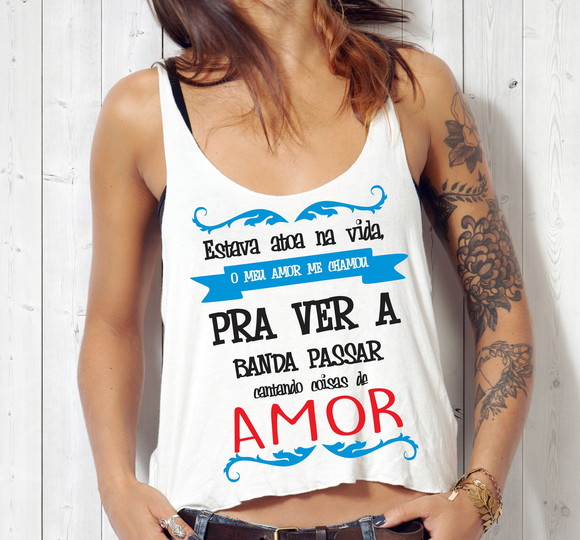 Blusa Cropped Carnaval