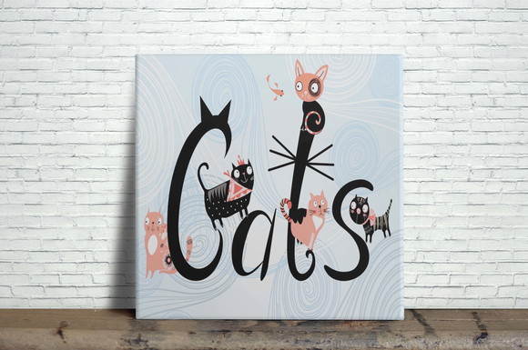 Azulejo Decorativo Cats