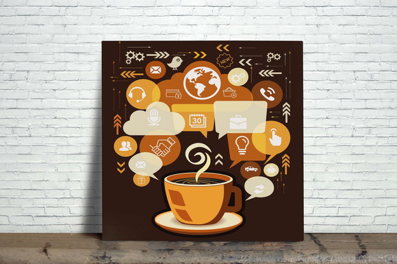 Azulejo Decorativo Coffee