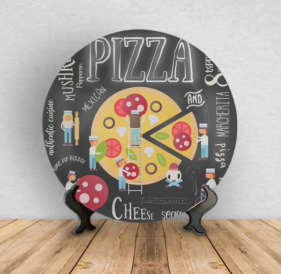 Prato Decorativo Pizza