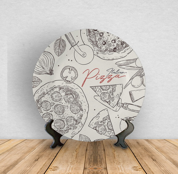 Prato Decorativo Pizza