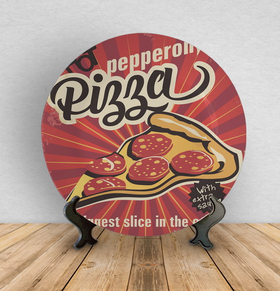 Prato Decorativo Pizza