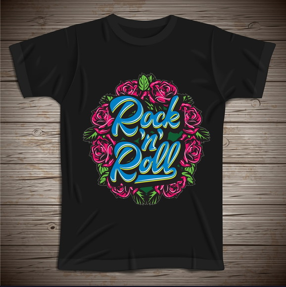 Camiseta Rock & Roll