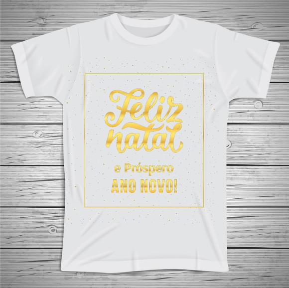 Camiseta Natal e Ano Novo