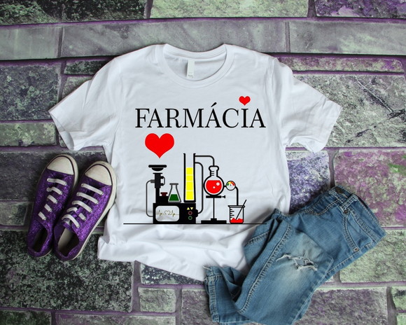 Camiseta Profissão - Farmácia