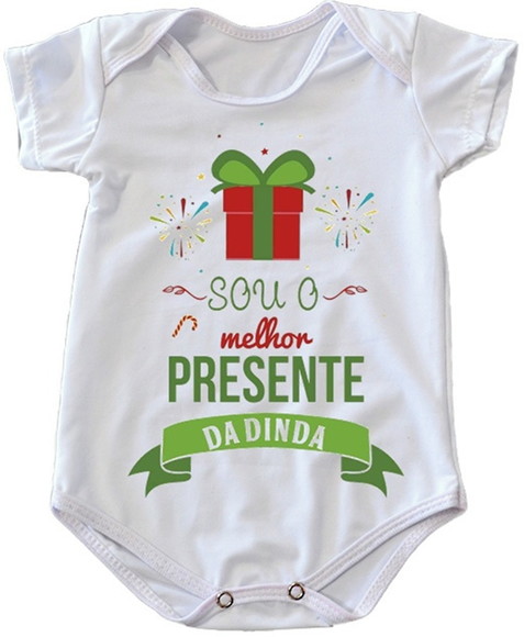 Body Infantil Sou O Melhor Presente da Dinda