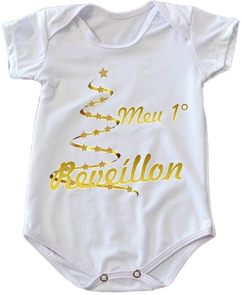 Body Infantil Meu Primeiro Reveillon
