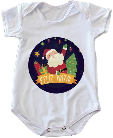 Body Infantil Feliz Natal