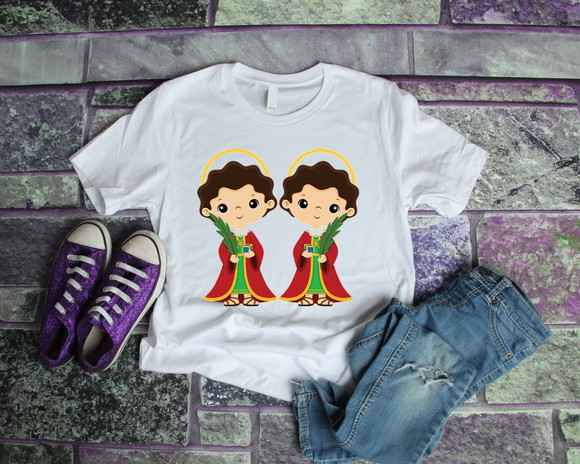 Camiseta Religiosa São Cosme e Damião