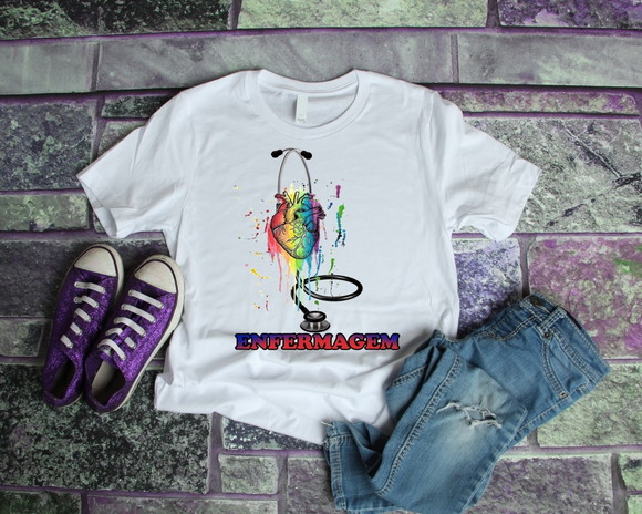 Camiseta Profissão Enfermagem