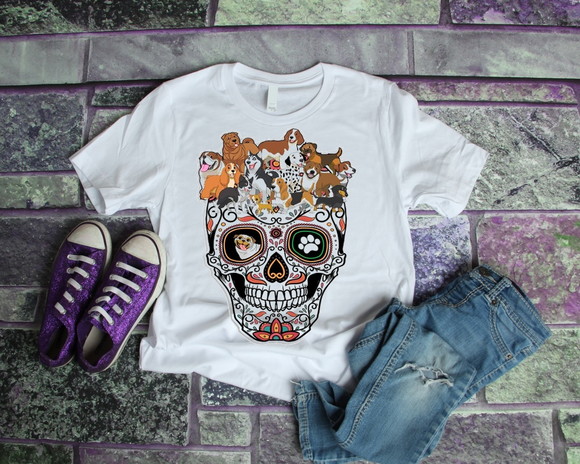 Camiseta Caveira de Dogs