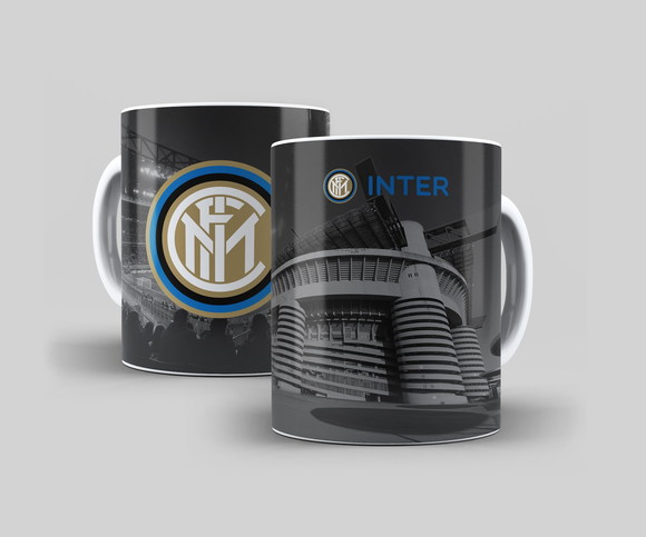 Caneca Porcelana Time Inter de Milão