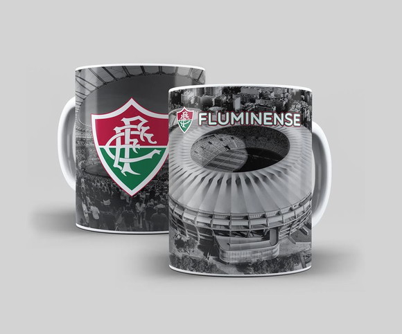 Caneca Porcelana Time