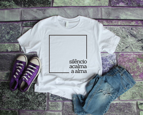 Camiseta Silêncio Acalma a Alma