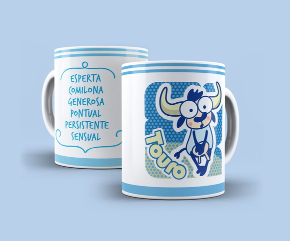 Caneca Porcelana Signos -Touro