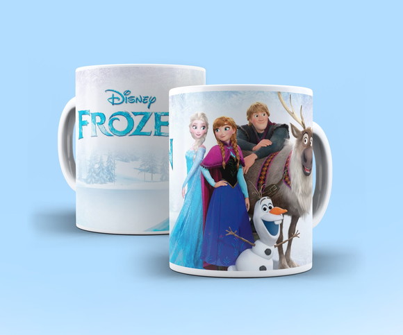 Caneca Porcelana Frozen