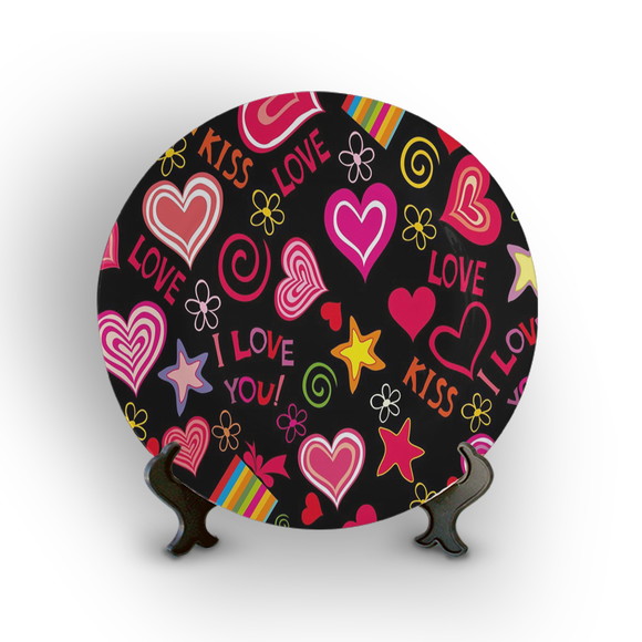 Prato Decorativo Love