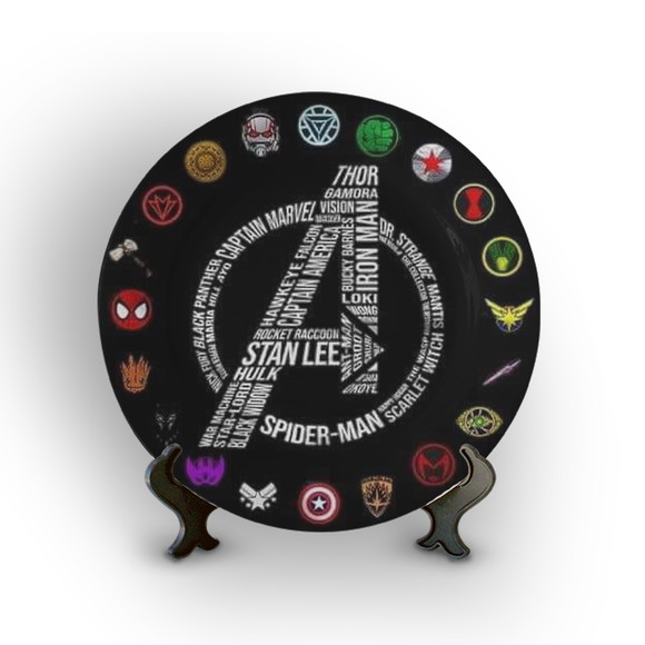 Prato Decorativo Avengers