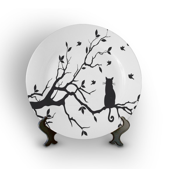 Prato Decorativo Gatinho