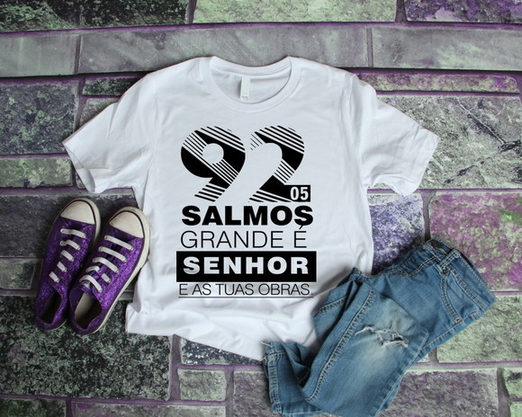 Camiseta Religiosa Salmos