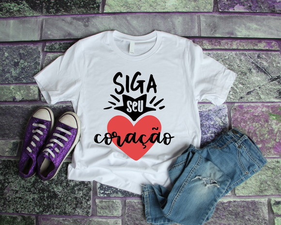 Camiseta Siga Seu Coração