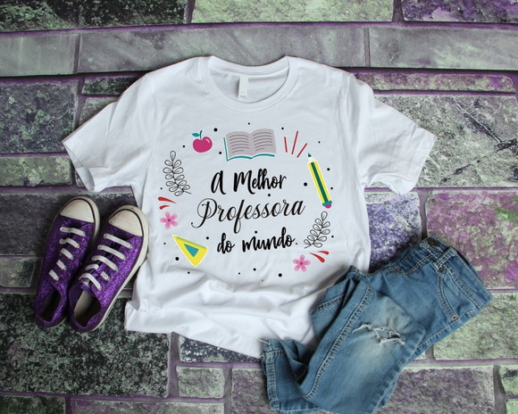 Camiseta A Melhor Professora do Mundo