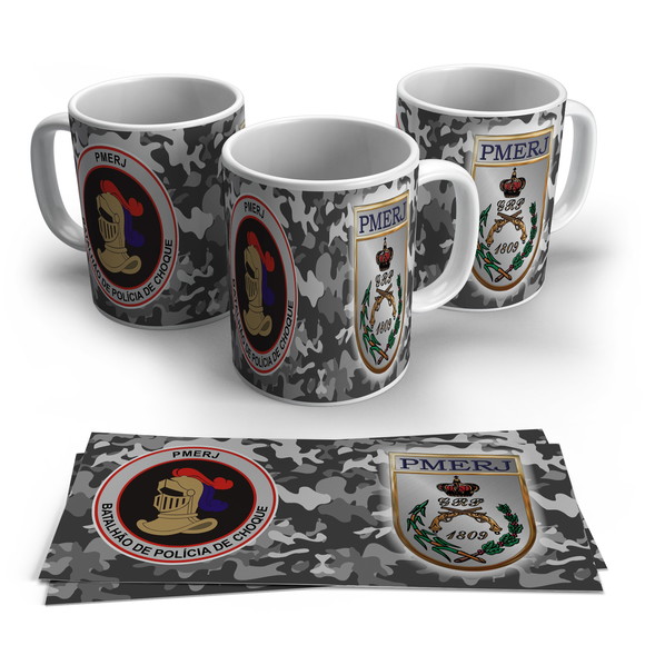 Caneca Porcelana Polícia Militar