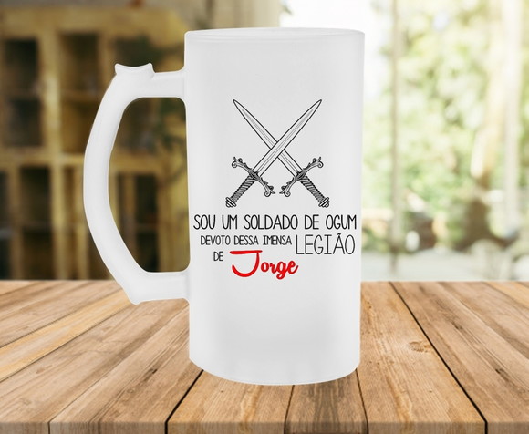 Caneca de Chopp Jateada São Jorge