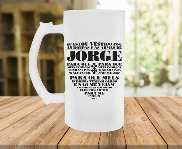 Caneca de Chopp Jateada São Jorge