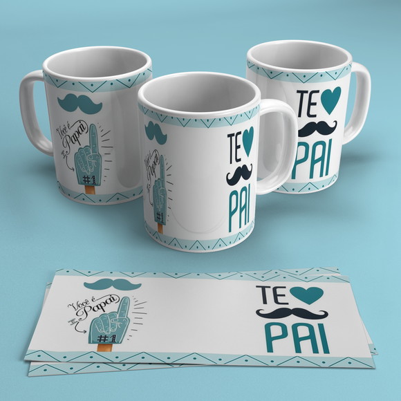 Caneca Dia dos Pais Te Amo Pai