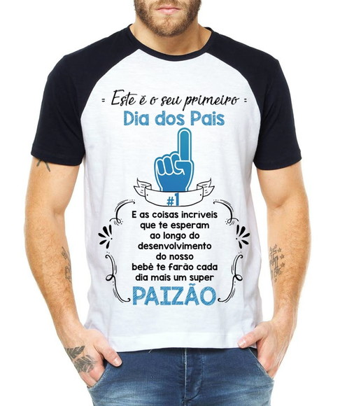 Camiseta Primeiro Dia dos Pais