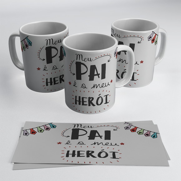 Caneca Meu Pai Meu Herói