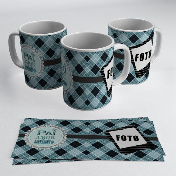 Caneca Dia dos Pais Amor Infinito