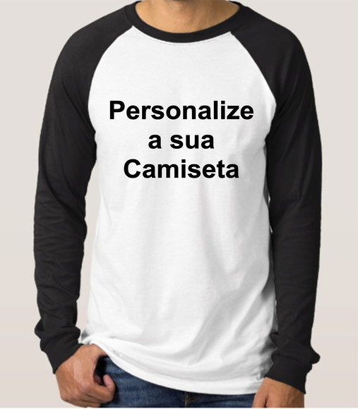 Camiseta Raglan Manga Longa