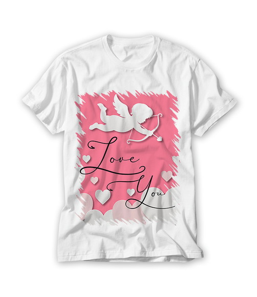 Kit Camiseta I Love You