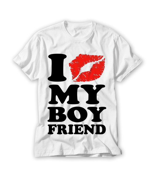 Camiseta I Love My Boyfriend