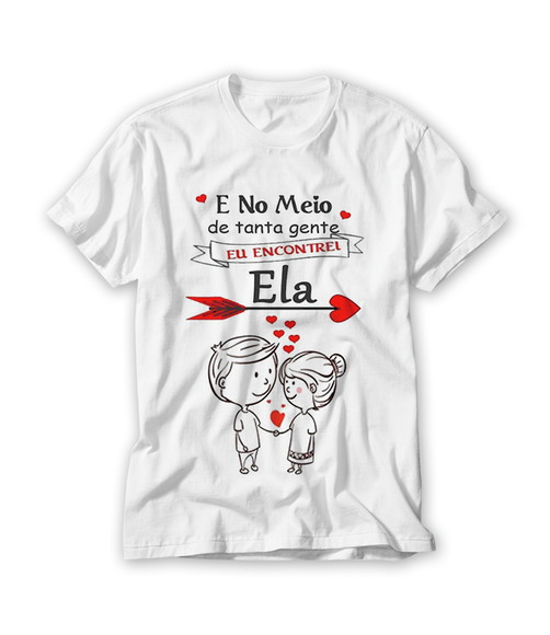 Kit Camiseta Dia dos Namorados