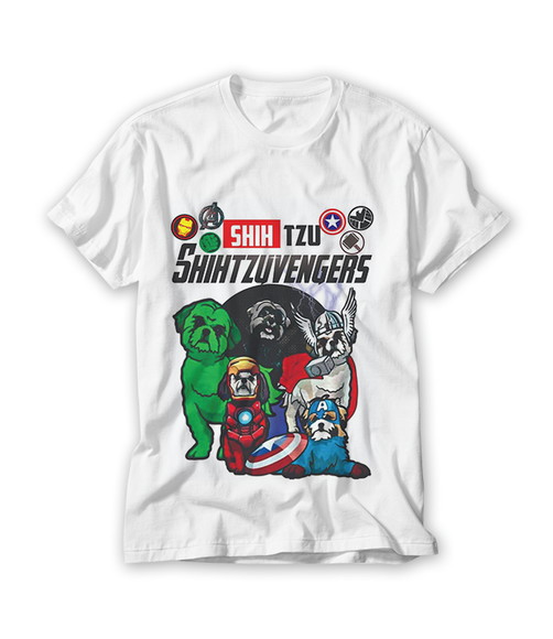 Camiseta Shitzu Avengers