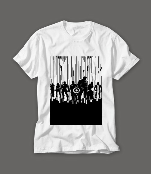 Camiseta Super Heróis