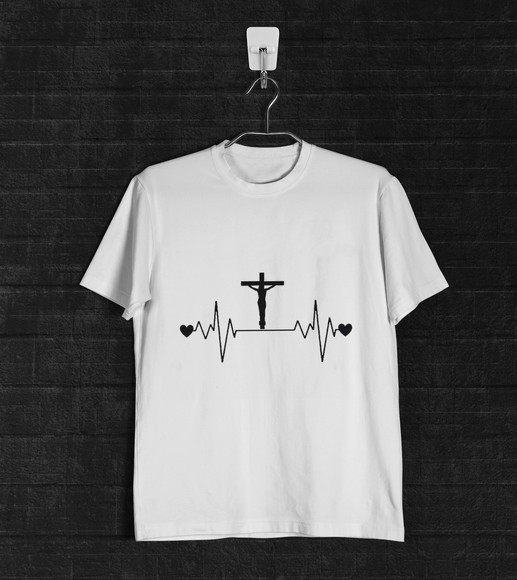 Camiseta Religiosa Cruz Amor