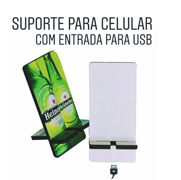 Suporte Personalizado em MDF para Celular