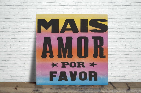 Azulejo Decorativo Mais Amor Por Favor