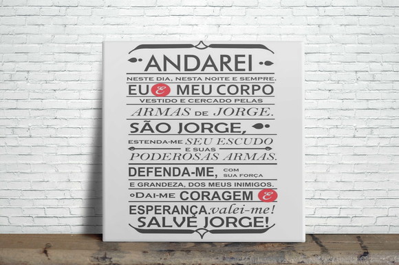 Azulejo Decorativo São Jorge