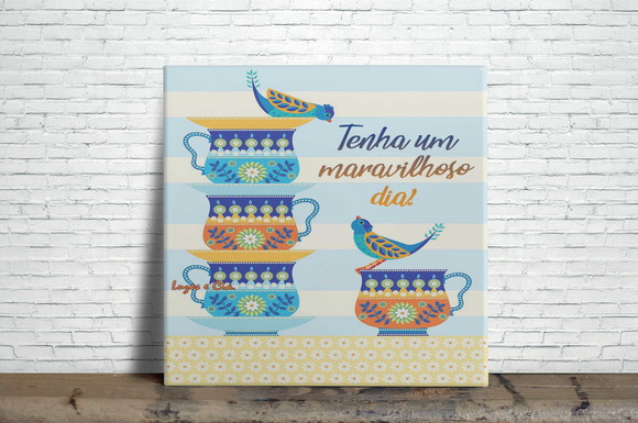 Azulejo Decorativo Pássaros