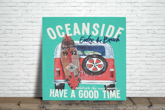 Azulejo Decorativo Surf