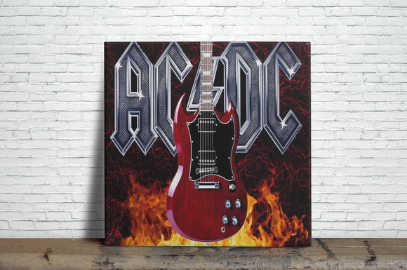 Azulejo Decorativo Rock - ACDC