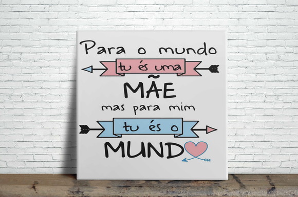 Azulejo Decorativo Mãe